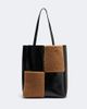 Khaite Khaite Zoe Medium shearling paneled tote bag - 1