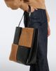 Khaite Khaite Zoe Medium shearling paneled tote bag - 2