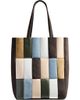 Khaite Khaite Zoe Patchwork Panel Suede & Leather Tote - 1