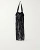 KHAITE Lotus fringed leather tote bag - 1