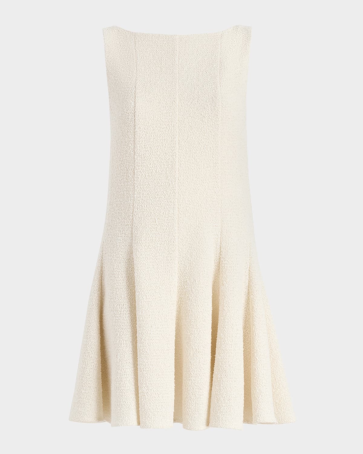 Khaite Mags Paneled Boucle Mini Dress