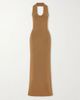 KHAITE Mahi knitted halterneck maxi dress - 1