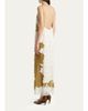 Khaite Nevis Sleeveless Lace & Satin Backless Maxi Dress - 3