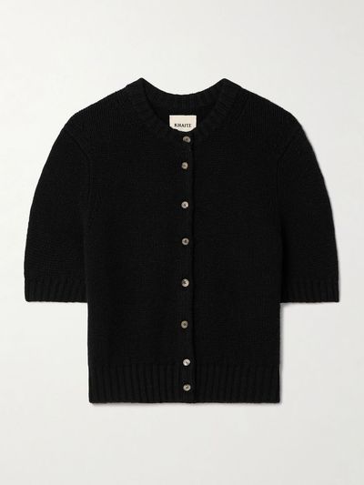 KHAITE Nora cropped cashmere cardigan