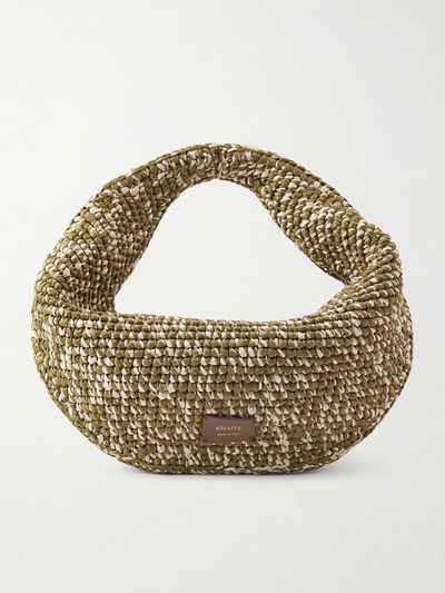 KHAITE Olivia medium woven top-handle bag