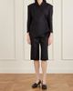 KHAITE Raelle wool and silk-blend straight-leg shorts - 2