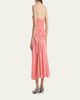 Khaite Raina Sleeveless Ruched silk Charmeuse Midi Dress - 3