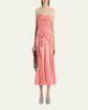 Khaite Raina Sleeveless Ruched silk Charmeuse Midi Dress - 4
