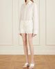 KHAITE Robbie cotton and silk-blend shorts - 2