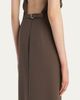 Khaite Roxanne Draped Halter Backless Midi Dress - 5