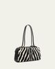 Khaite Simona Zebra-Print Calf Hair Shoulder Bag - 3