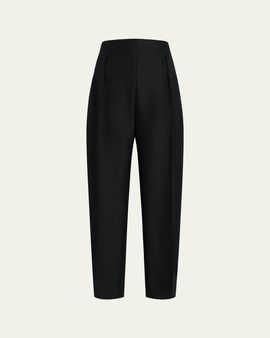 Khaite Somera Barrel-Leg Pants