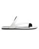 Khaite Women's Aimee Leather Flat Sandals - 6