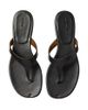 Khaite Women's Archer Leather Thong Sandals - 3