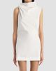 Khaite Women's Astor Draped Cotton Minidress - 3