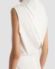 Khaite Women's Astor Draped Cotton Minidress - 6