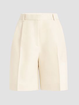 Khaite Women's Auggie Wool-Silk Shorts