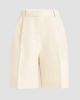 Khaite Women's Auggie Wool-Silk Shorts - 7