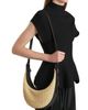 Khaite Women's Augustina Small Raffia & Leather Crossbody Bag - 3