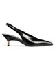 Khaite Women's Bella 55MM Leather Kitten-Heel Pumps - 5