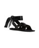 Khaite Women's Boden Leather Ankle Wrap Sandals - 2