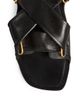Khaite Women's Boden Leather Ankle Wrap Sandals - 3