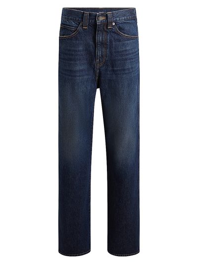 Khaite Women's Bonnie Low-Rise Relaxed Wide-Leg Jeans