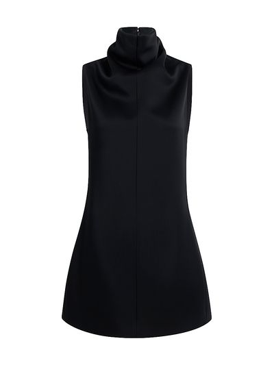 Khaite Women's Daria Turtleneck Sleeveless Minidress