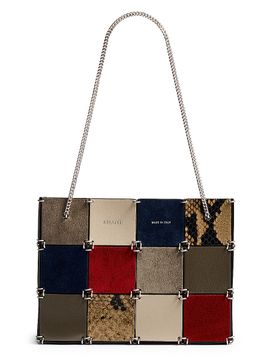 Khaite Women's Emma Mini Suede Patchwork Tote Bag