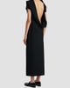 Khaite Women's Iryl Draped Open-Back Midi Dress - 3