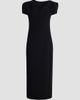 Khaite Women's Iryl Draped Open-Back Midi Dress - 6