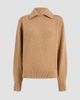 Khaite Women's Jackson Wool-Cashmere Spread-Collar Sweater - 1