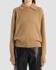 Khaite Women's Jackson Wool-Cashmere Spread-Collar Sweater - 3