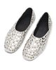 Khaite Women's Jane Studded Leather Flats - 4