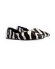Khaite Women's Jane Zebra Printed Calf Hair Ballerina Flats - 2