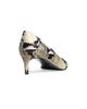 Khaite Women's Jett 45MM Snakeskin Leather d'Orsay Pumps - 3