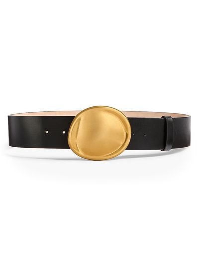 Khaite Women's Keefe Sculptural Leather Belt