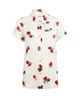 Khaite Women's Keefe Silk Raspberry Print Shirt - 7