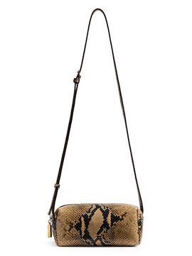 Khaite Women's Kye Mini Snakeskin-Embossed Leather Crossbody Bag