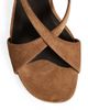 Khaite Women's Liria 35MM Suede Ankle Strap Sandals - 4