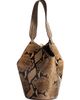 Khaite Women's Lotus Mini Snakeskin-Print Leather Tote Bag - 1