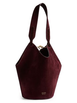 Khaite Women's Lotus Mini Suede Tote Bag