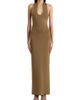 Khaite Women's Mahi Halter Knit Maxi Dress - 3