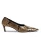 Khaite Women's Marlene 50MM Snake-Embossed Leather Pumps - 8