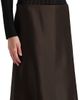 Khaite Women's Nania Satin Midi-Skirt - 5