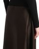 Khaite Women's Nania Satin Midi-Skirt - 6
