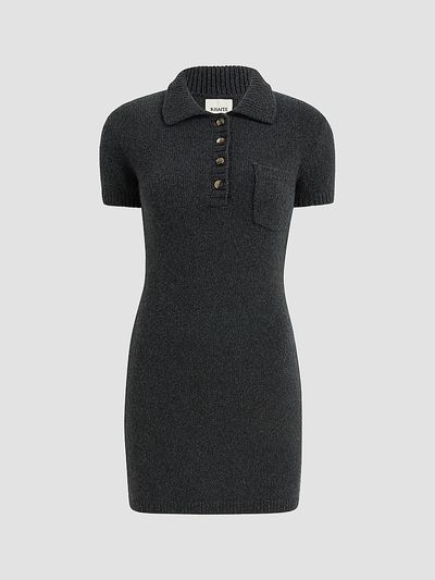 Khaite Women's Nehra Cashmere Polo Minidress