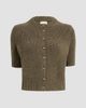 Khaite Women's Nora Short-Sleeve Cardigan - 7