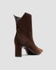 Khaite Women's Ona 55MM Suede Ankle Boots - 3