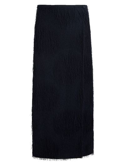 Khaite Women's Quinn Fringe Maxi Skirt